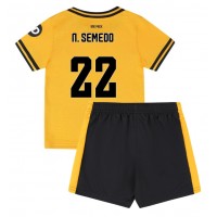 Wolves Nelson Semedo #22 Hjemmedraktsett Barn 2024-25 Kortermet (+ Korte bukser)